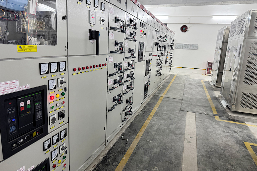 韶關(guān)市沙湖綠洲三期 9號(hào)公用配電站“一戶一表”配電工程成功送電